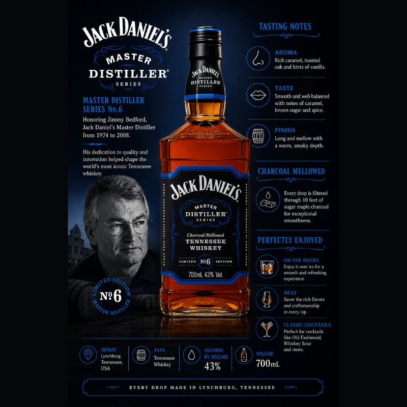 Jack Daniel's Master Distiller Series No. 6 Tennessee Whiskey | 700ml