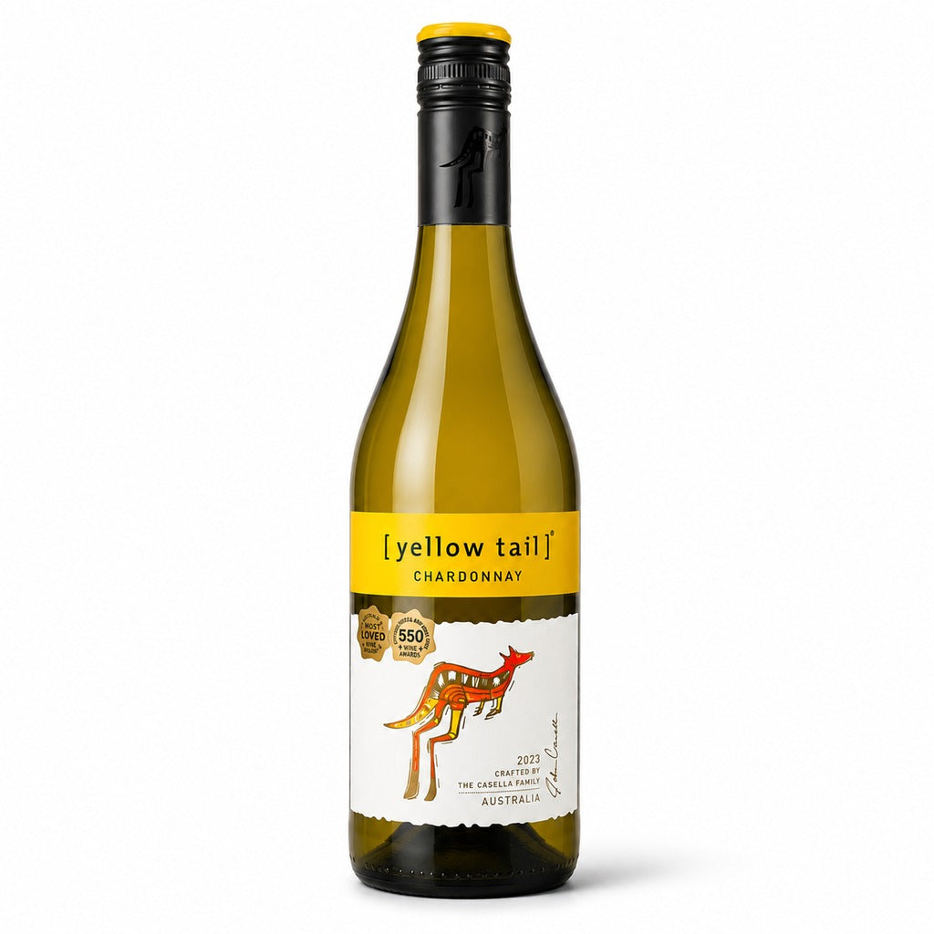 Yellow Tail Chardonnay bottle, 750ml.