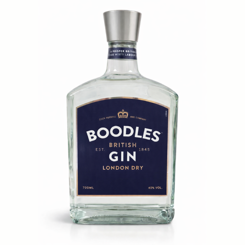 Boodles British London Dry Gin 700ml bottle 40 percent ABV
