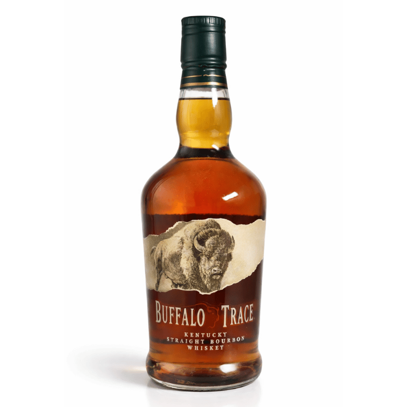 Buffalo Trace Bourbon 750ml bottle front view on white background