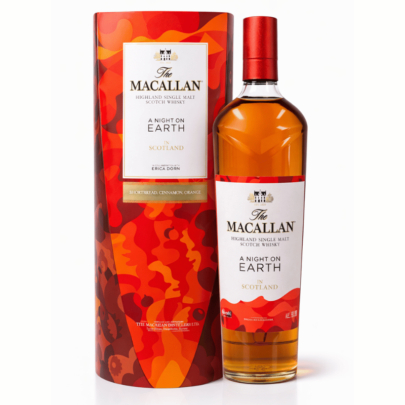 The Macallan A Night on Earth in Scotland single malt Scotch whisky 700ml bottle with collector gift box
