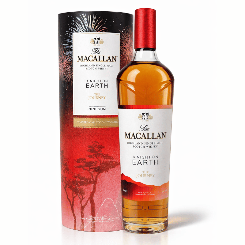 The Macallan A Night On Earth The Journey Highland Single Malt Scotch Whisky with gift box