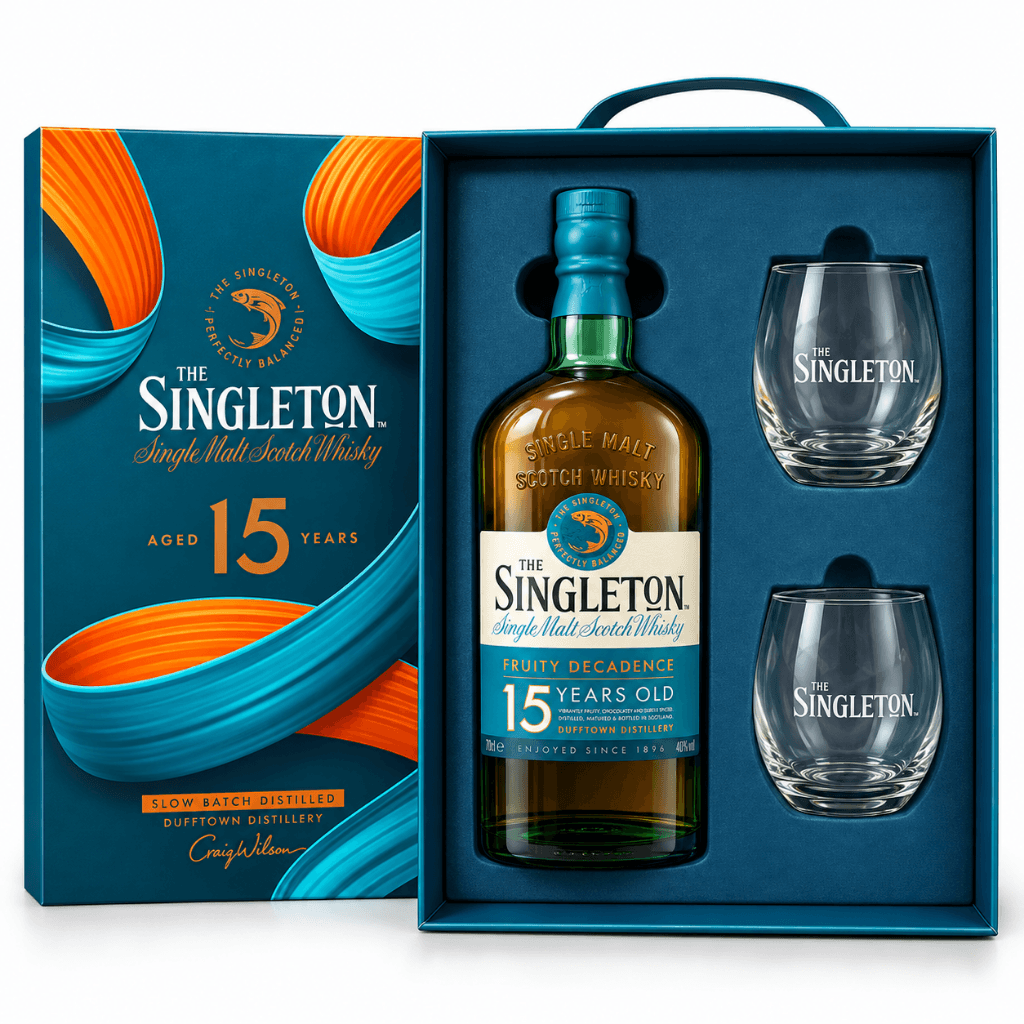 The Singleton of Dufftown 15 Year Old Single Malt Scotch Whisky Gift Set | 700ml