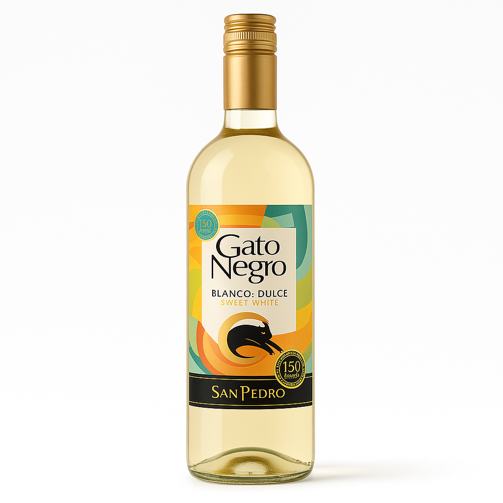 Gato Negro Blanco Dulce Sweet White Wine | 750ml