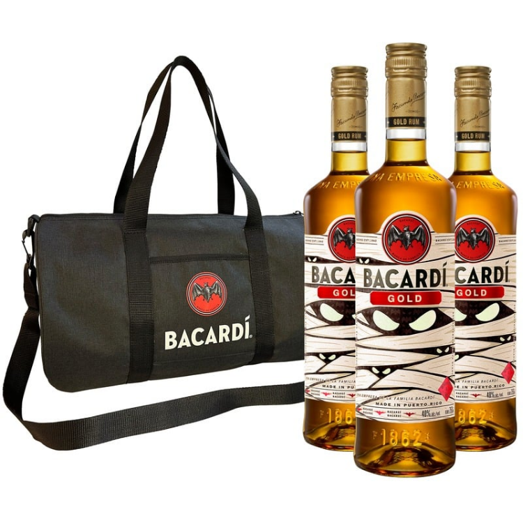 Bacardi Gold Halloween Bundle w/ Duffle Bag