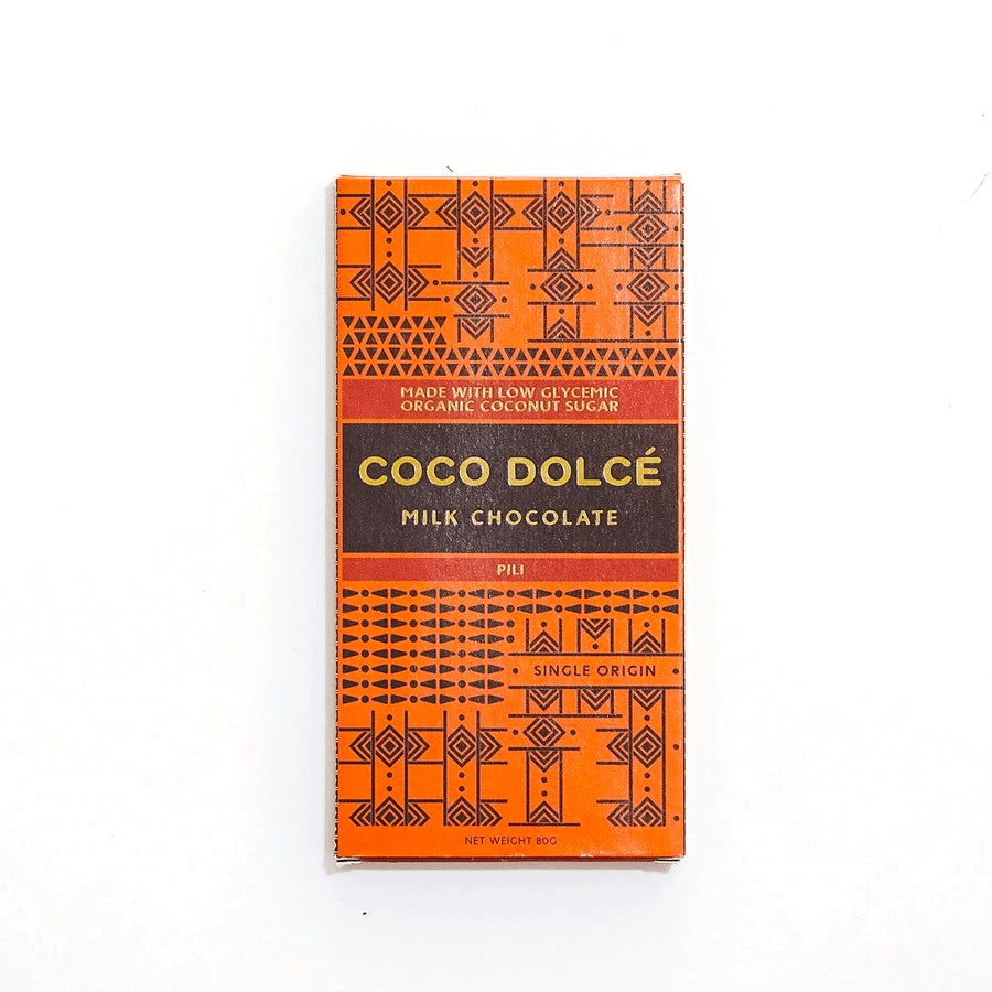 Coco Dolce Premium Pili Chocolate | 80g – Filipino Bean-to-Bar Chocolate with Pili Nuts