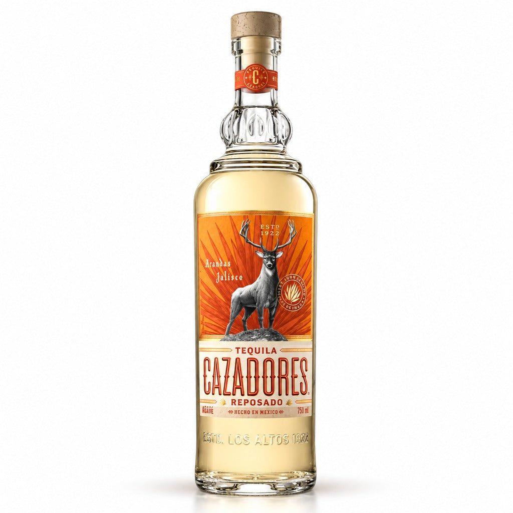 Cazadores Reposado Tequila bottle, 750ml.