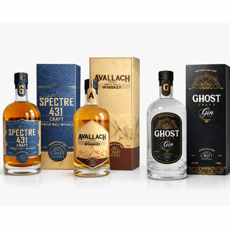 Witch Craft Premium Spirits Bundle – Whisky & Gin Set