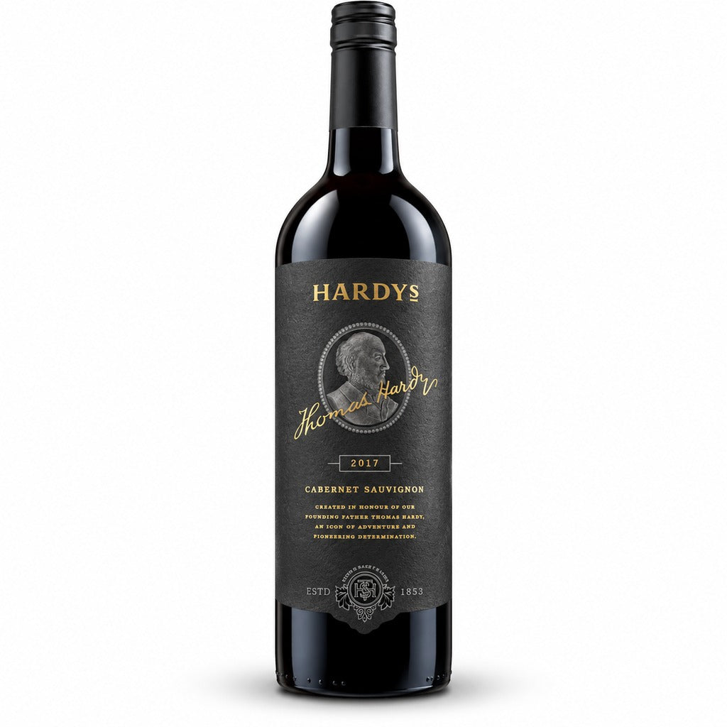 Hardys Thomas Hardy Cabernet Sauvignon 2017 bottle, 750ml.