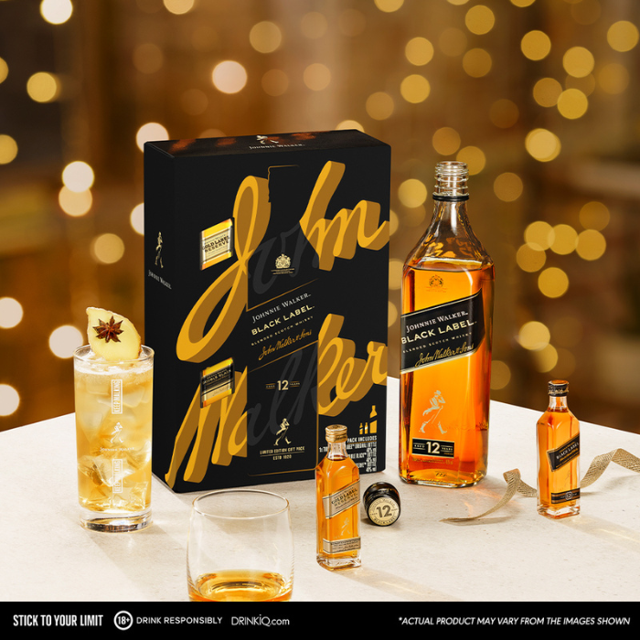 Johnnie Walker Black Label with minis lifestyle