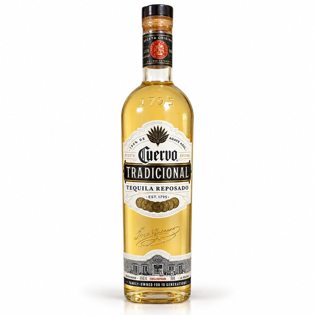 Jose Cuervo Tradicional Tequila Reposado bottle, 750ml.