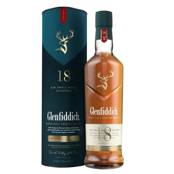 Glenfiddich 18 Year Old Single Malt Scotch Whisky | 700ml