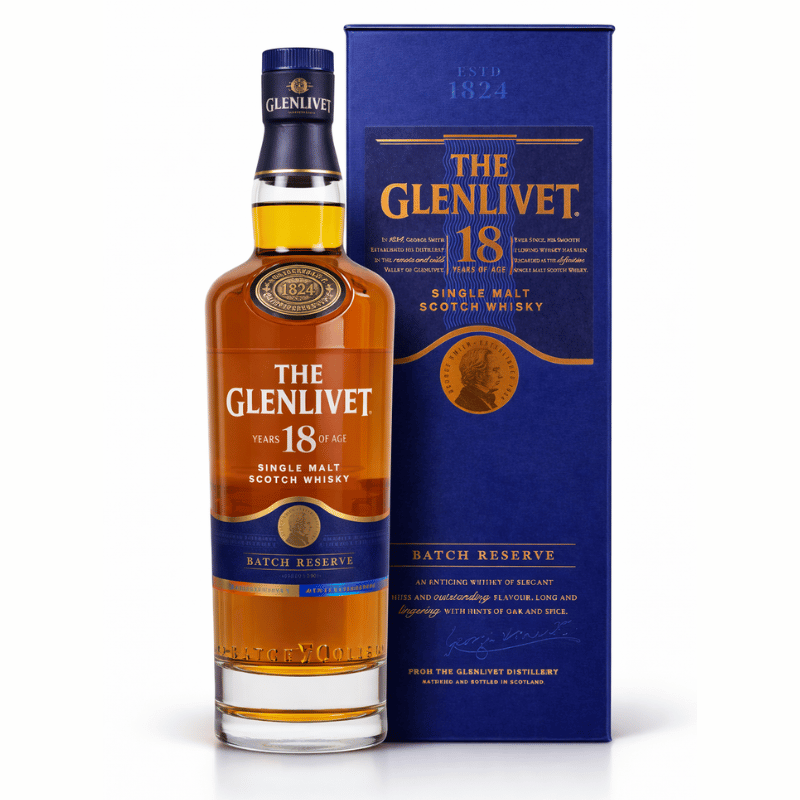 Glenlivet 18 bottle and box product image